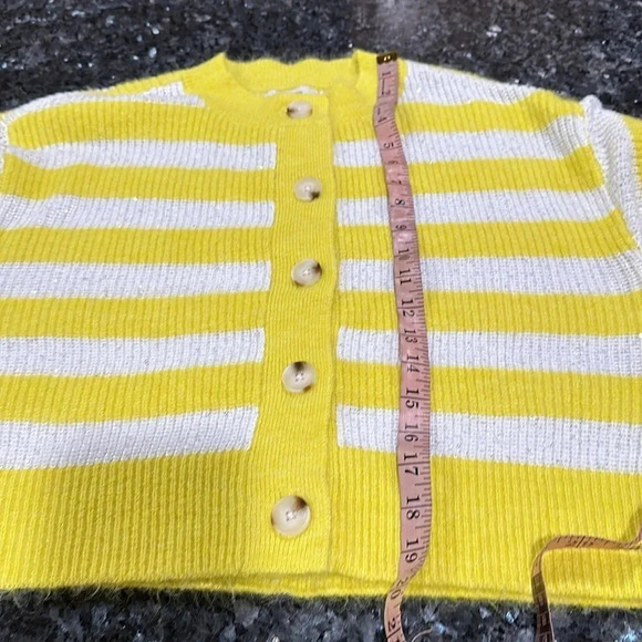 On 34th Women's Striped Sequin Cardigan - Picture 8 of 10